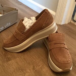 Dolce Vita Janine platform loafer.